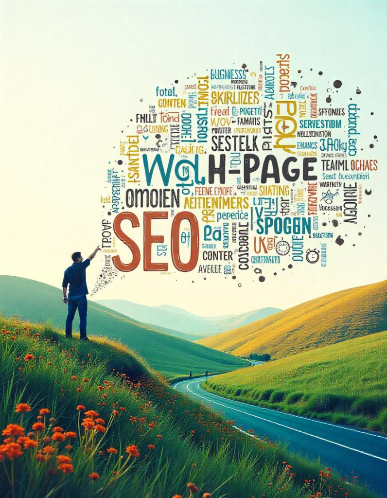 freepik a conceptual artwork representing onpage seo with 30479